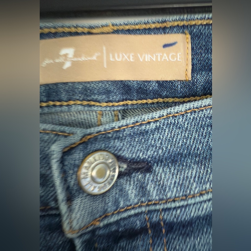 7‎ For All Mankind Luxe Vintage The Ankle Skinny 29 - Picture 5 of 9